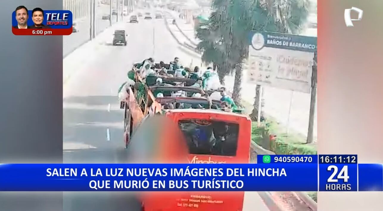 Video tomado en Bajada de Baño captó el antes y el después del fatídico accidente protagonizado por el hincha del Palmeiras.