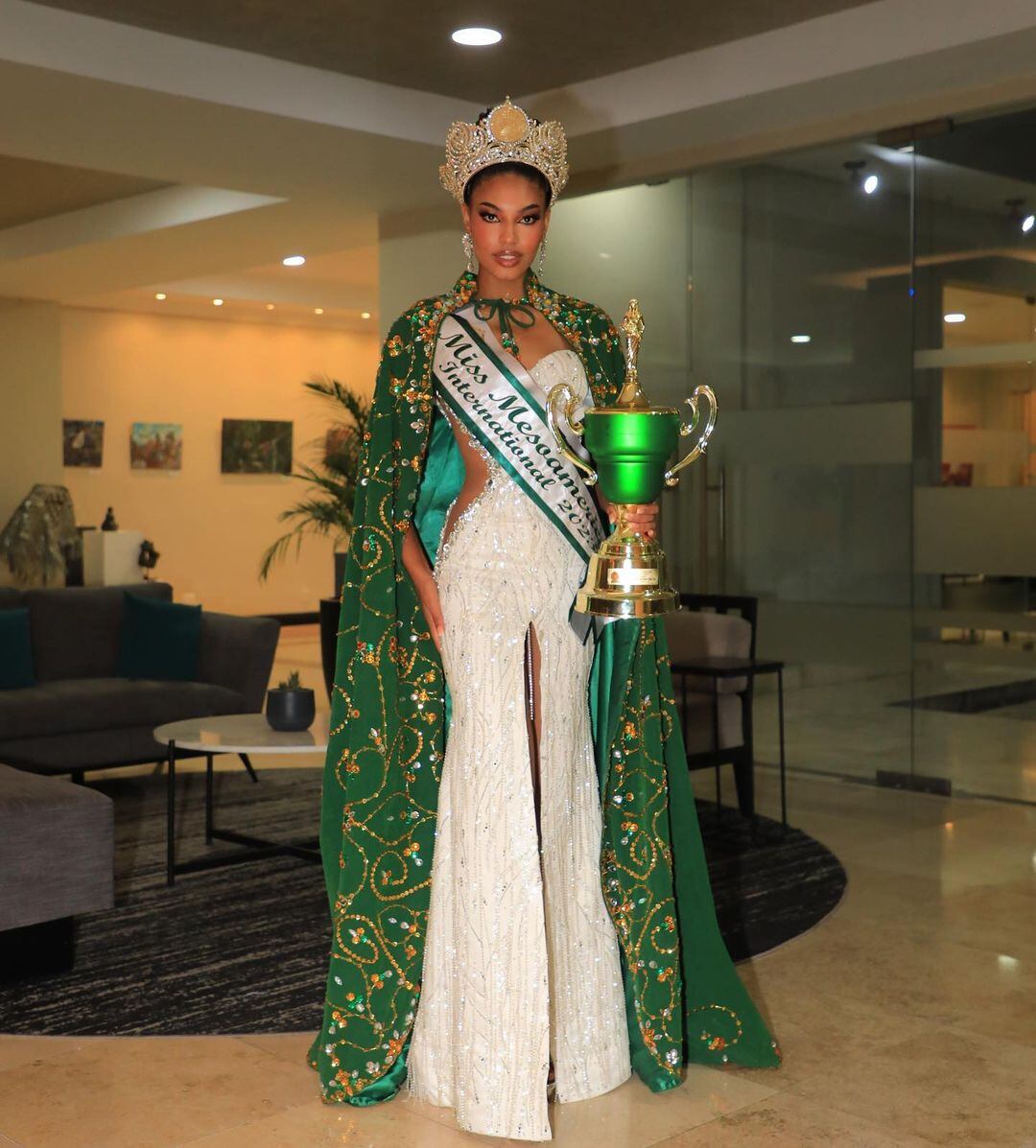 Maryori Morán se llevó la corona del Miss Mesoamérica 2023. (Foto: Instagram)
