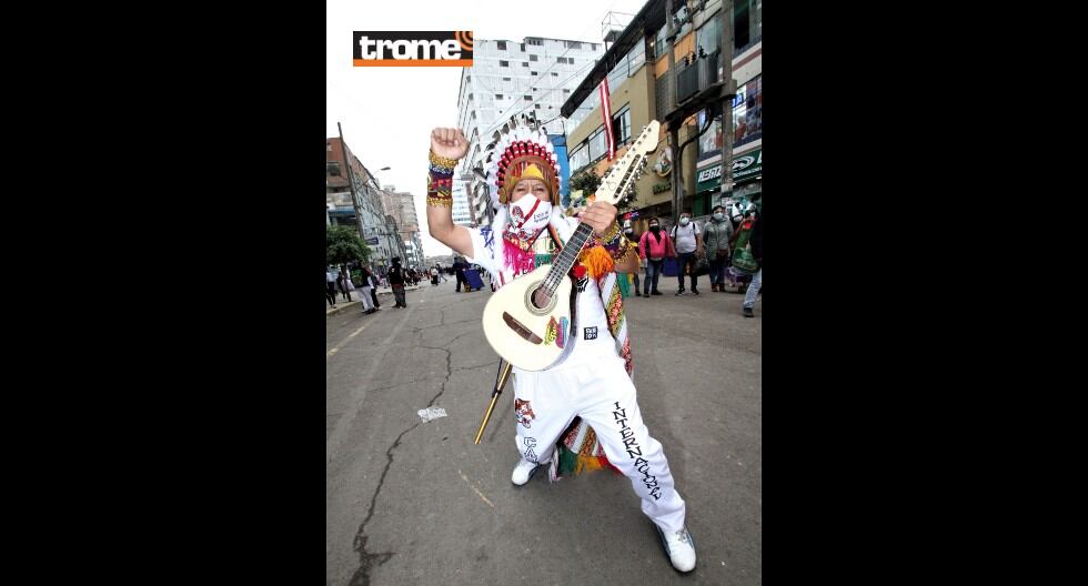 El 'Indio de Paramonga' es uno de los personajes que estara alentando a la selección peruana, (Trome / Alan Ramírez)