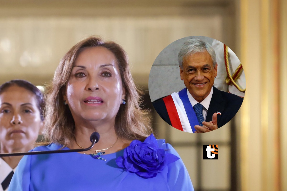 Dina Boluarte expresó su pesar por el fallecimiento del expresidente Sebastián Piñera.