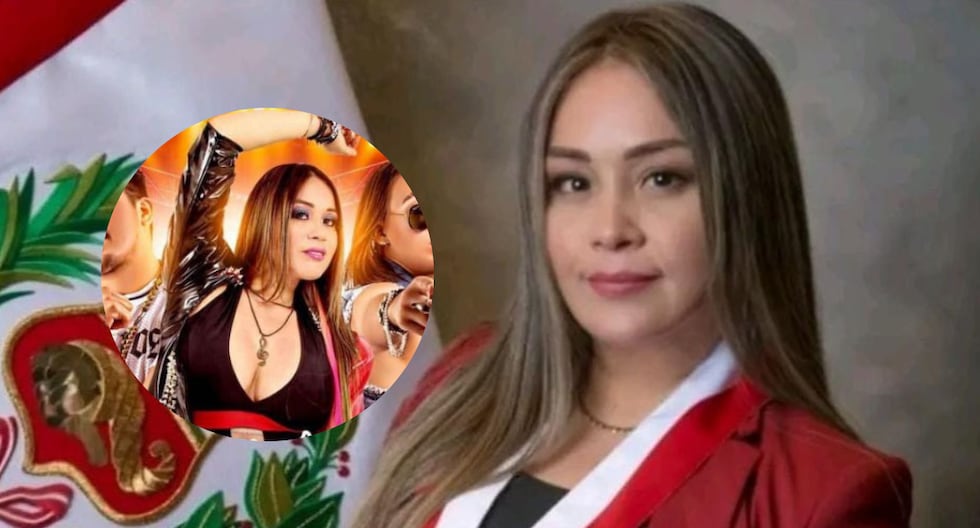 Cheryl Trigozo congresista dobletea como cantante de orquesta Sonido