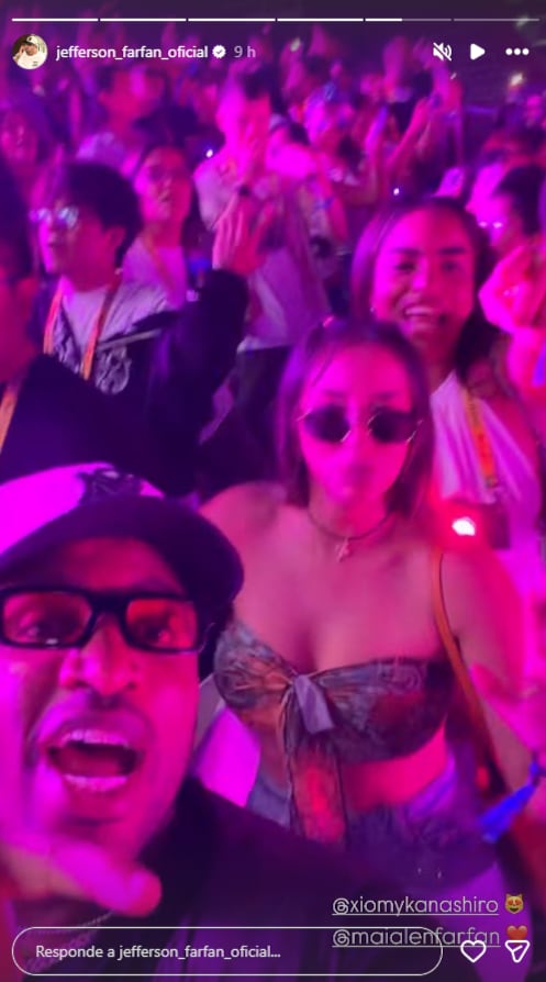 Exfutbolista se muestra muy feliz junto a Xiomy y a su hija mayor. (Instagram)