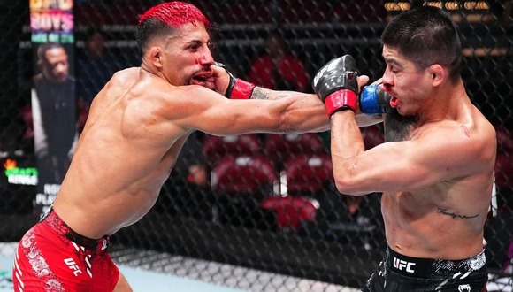 Soncora, Daniel Marcos, consigue la primera victoria para Perú en UFC, este 2024. ( UFC)