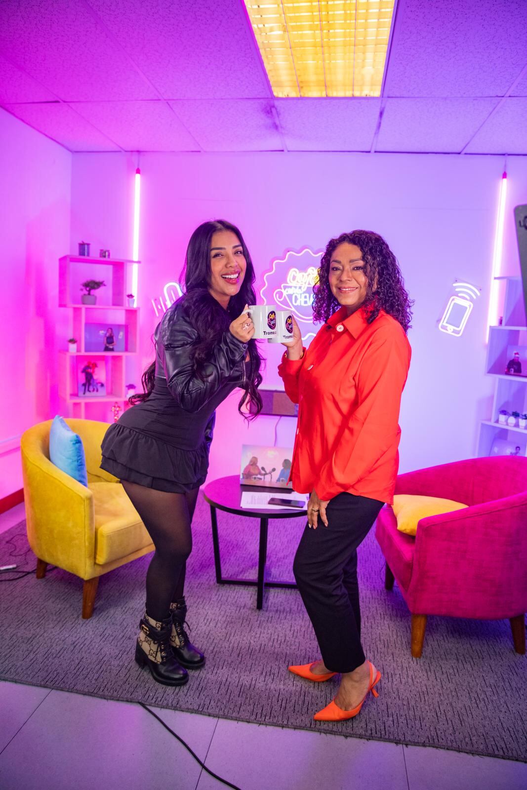 Kate Candela en el Café con la Chevez. Foto: Giancarlo Ávila /@photo.gec