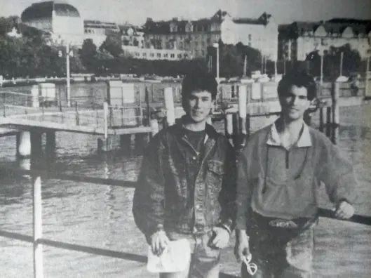 Julio Domínguez, 'Chato', y Fernando de Romaña, 'Calígula'.
