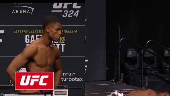 TROME | Peleador se desploma tras cumplir con el peso en la previa del UFC 324 (Paramount+)