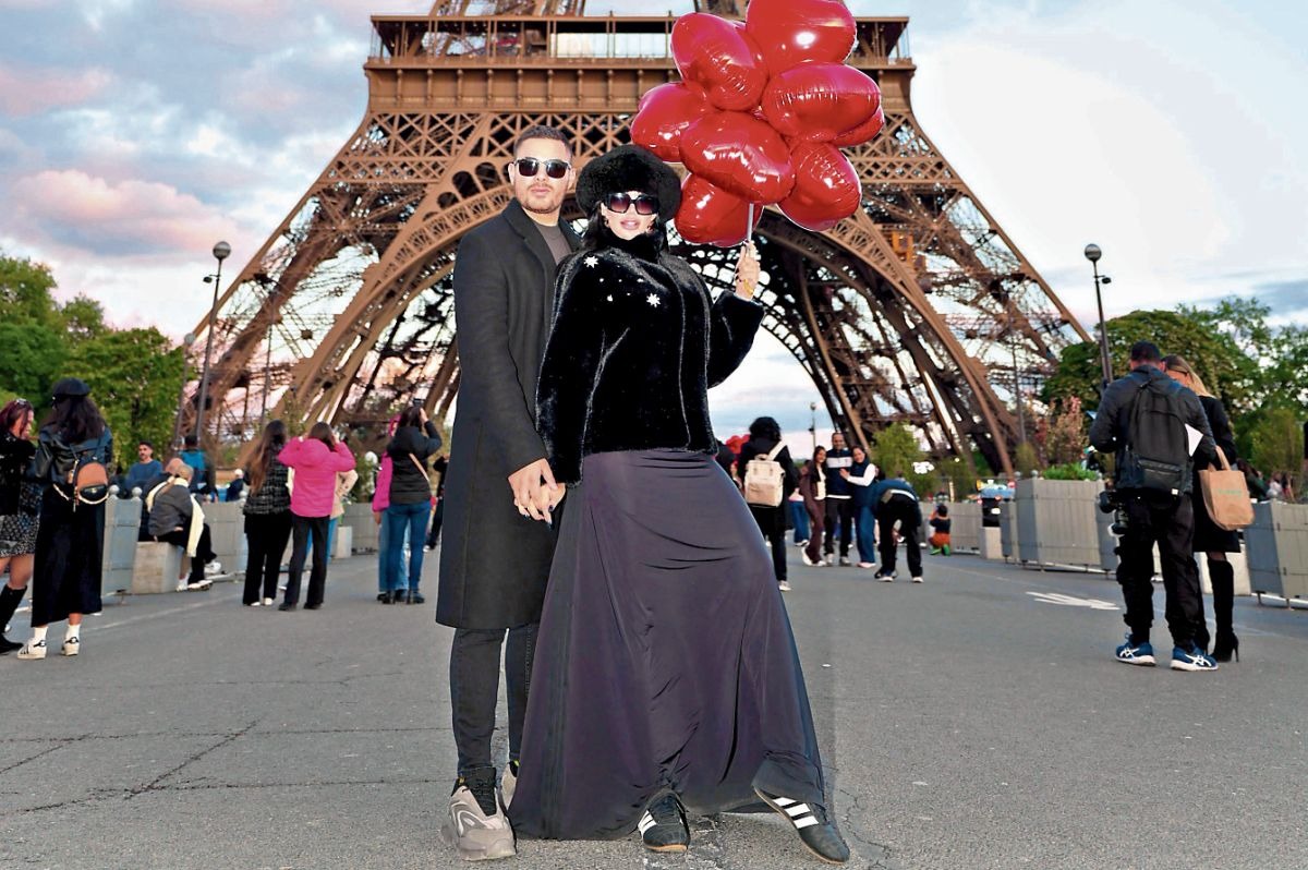 Alvaro Rod y Samantha Batallanos en París
