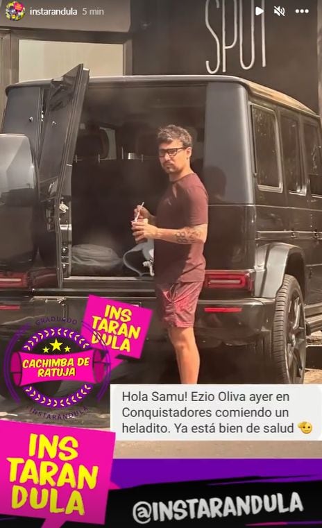 Ezio Oliva se muestra recuperado