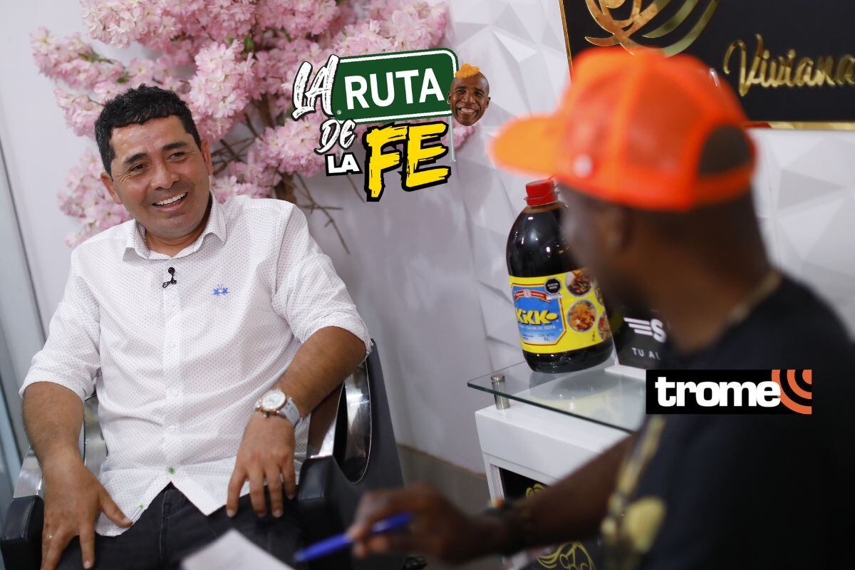 Pedro 'Burrito' Ascoy es el segundo invitado de 'La Ruta de la Fe' de Cuto Guadalupe. El exfutbolista contó divertidas anécdotas. (Foto: Gian Ávila - Trome)