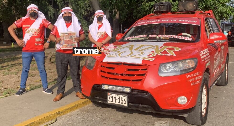 Sigue el apoyo de los hinchas para el Perú vs. Jamaica. (Isabel Medina / Trome)