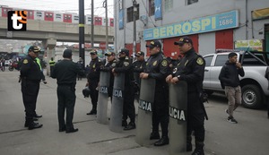 La Victoria: Policía realiza operativo para recuperar espacios públicos en Gamarra
