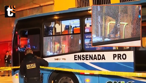 Villa María del Triunfo: taque a bus de transporte 'El Chino'