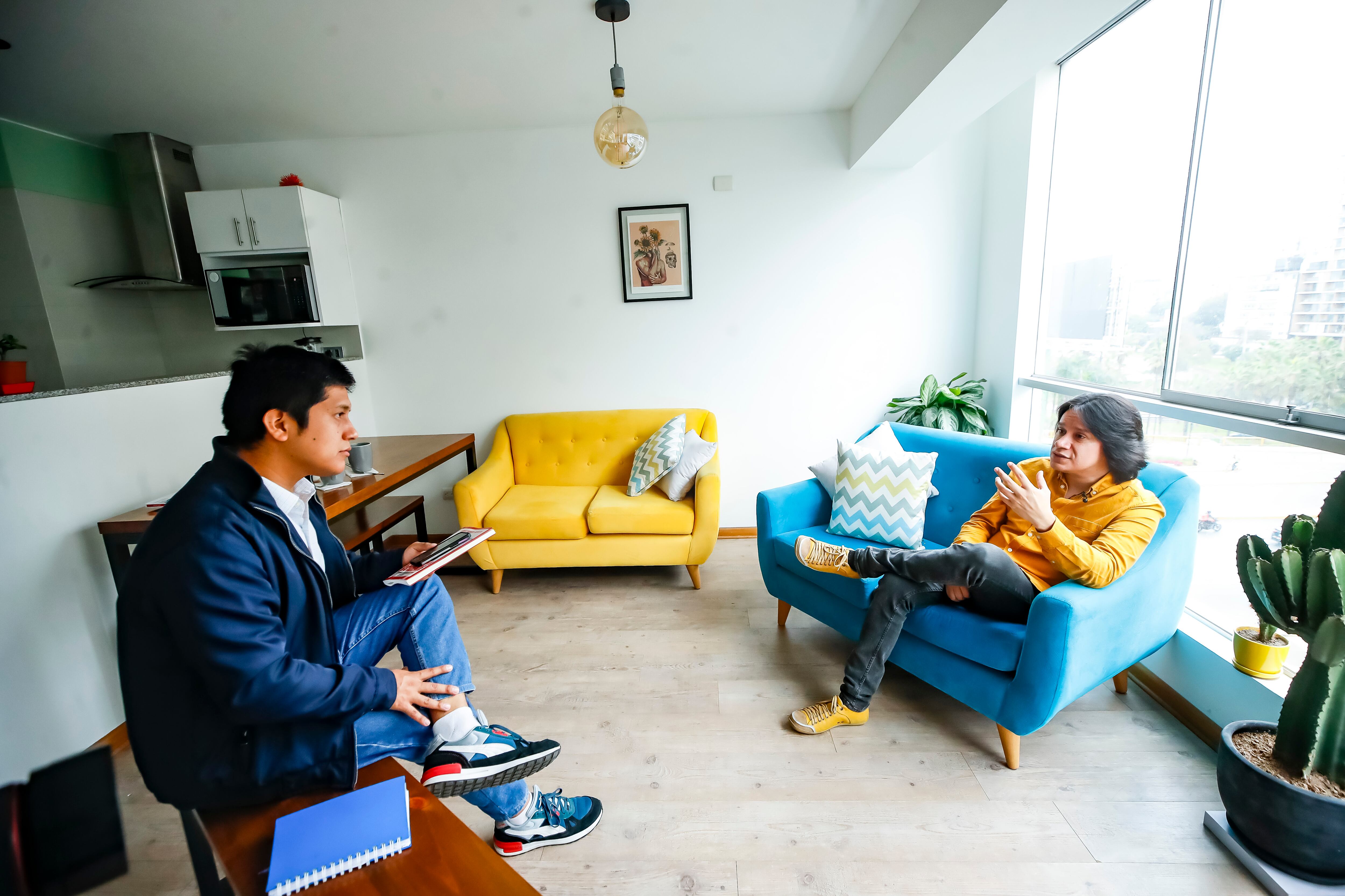 Christopher Acosta habla claro y directo. (Foto: Gian Ávila)