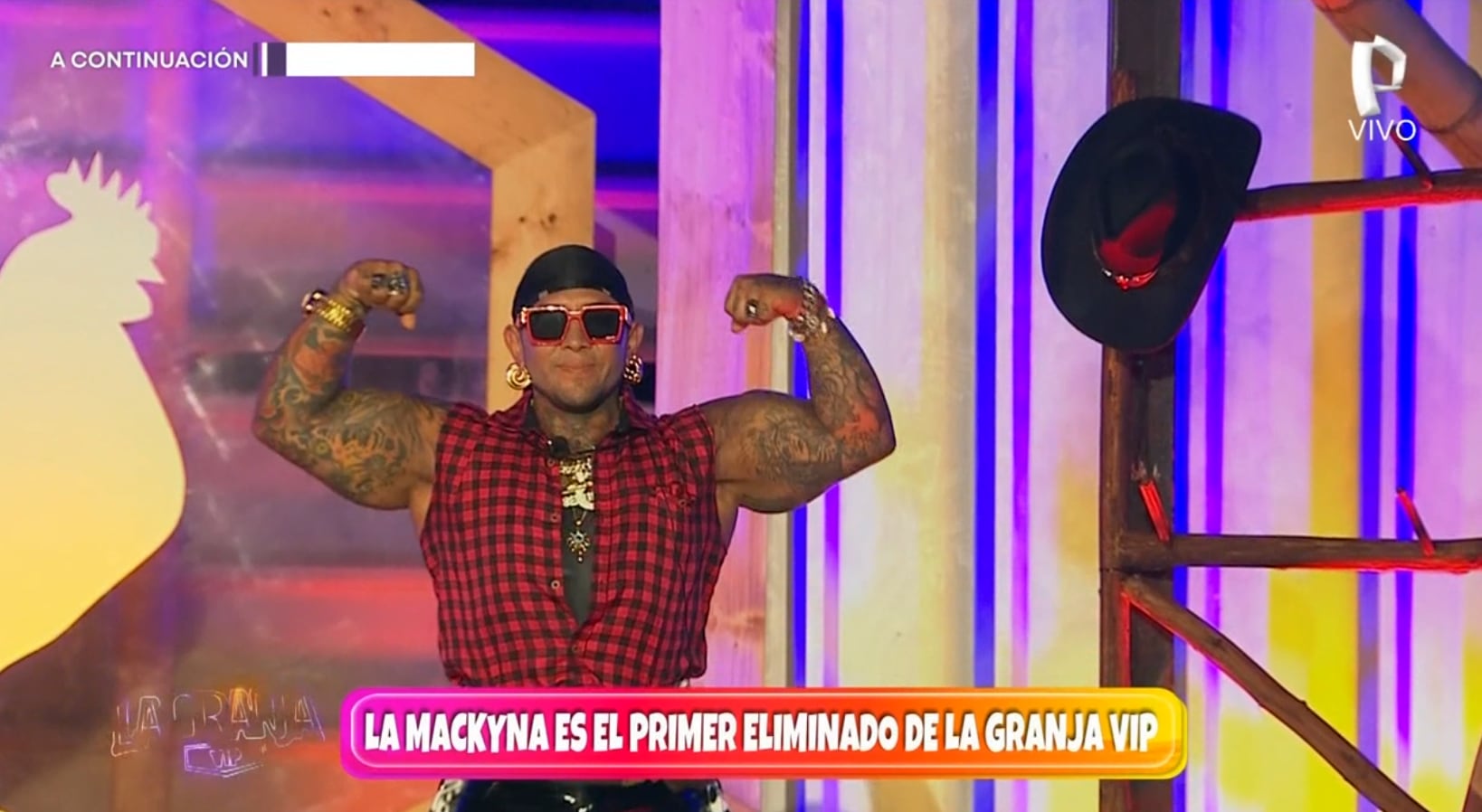 La Mackyna fue el primer eliminado de 'La Granja VIP'.