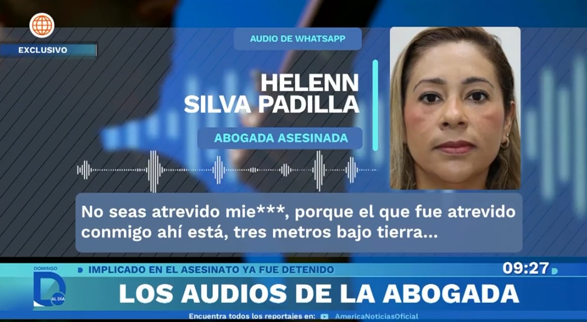 Así respondía la aboga a las amenazas y según la investigación policial, buscó el resguardo de otro grupo criminal.