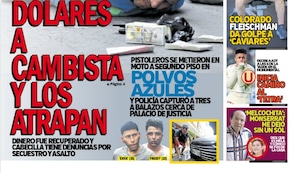 ROBAN 71 MIL DÓLARES A CAMBISTA Y LOS ATRAPAN