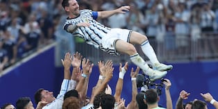 Lionel Messi. (Photo by Thomas COEX / AFP)