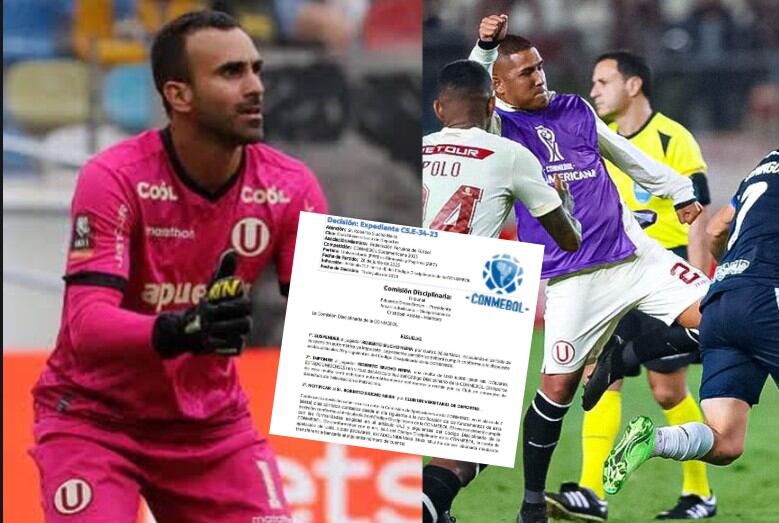 Carvallo y Siucho recibieron duras sanciones por bronca en el U vs. Gimnasia. Foto: Composición.