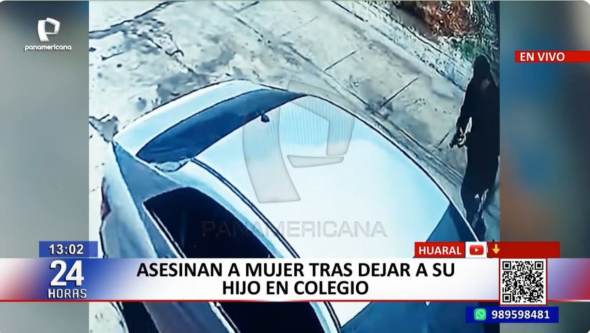 Cámaras de seguridad captaron el salvaje crimen. Foto: Panamericana
