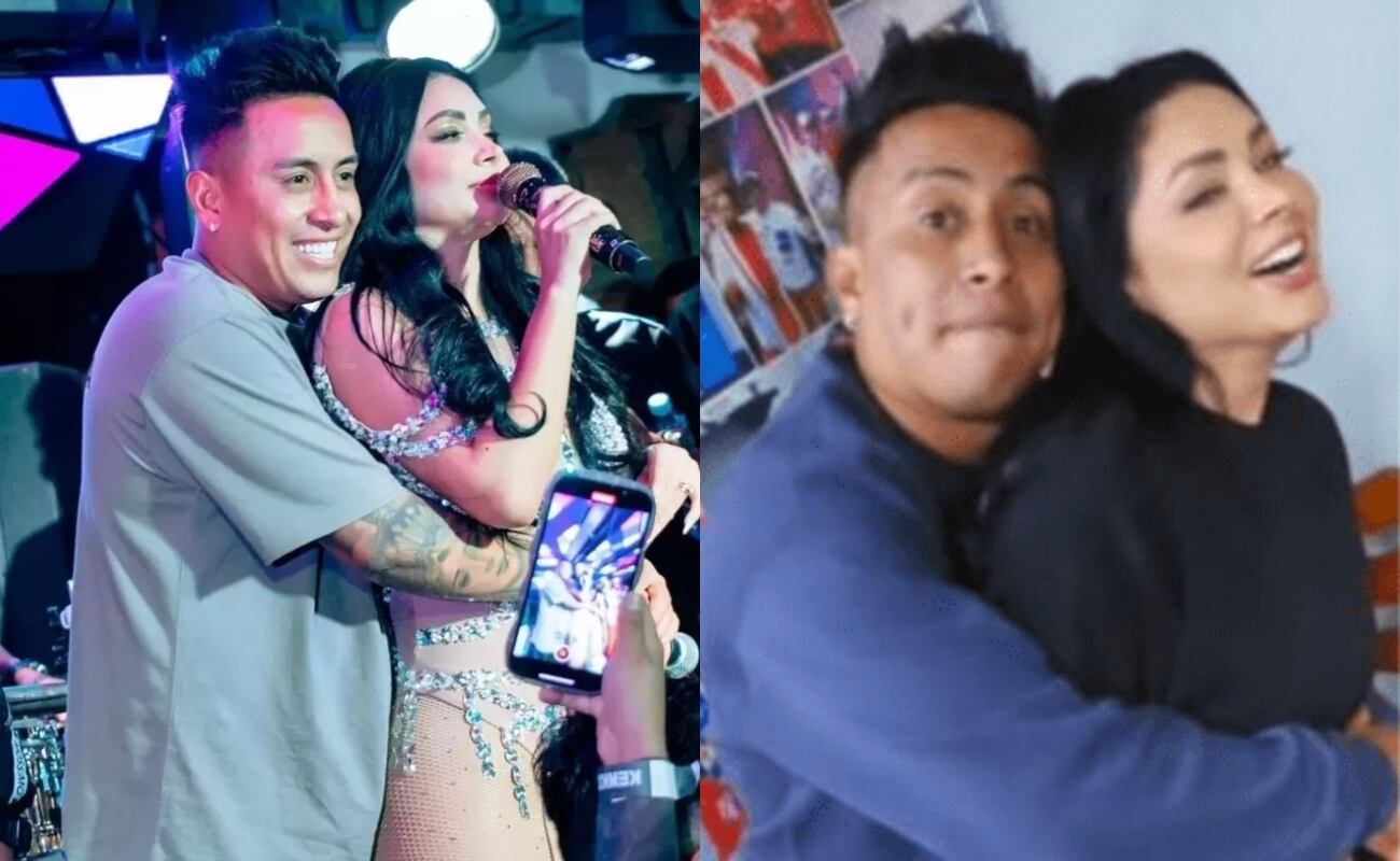 Cueva y Pamela Franco se dejan ver en besos y abrazos en TikTok viral de Carloncho