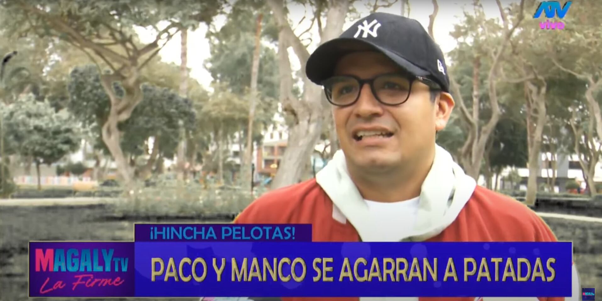 Exfutbolista aprovechó para responderle a Paco Bazán. (Fuente: Magaly TV: La Firme)