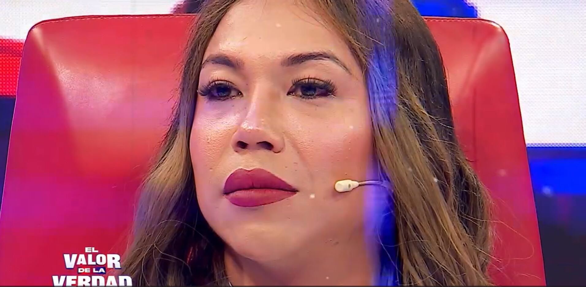 Actriz se quiebra al hablar de su fallecido padre. (Fuente: El Valor de la verdad)