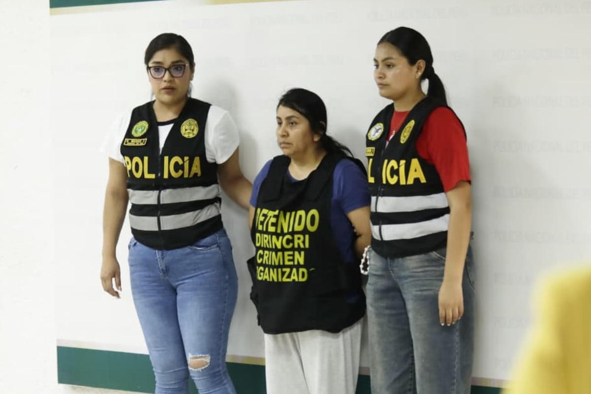 Vilma Zeña insiste en su versión tras captura por caso Nicolini. (Foto: Lenin Tadeo / @photo.gec)