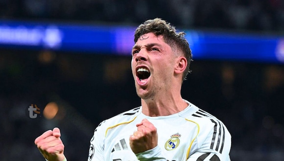 Gol de Federico Valverde para el 1-0 del Real Madrid vs. Manchester City. (Video: ESPN)