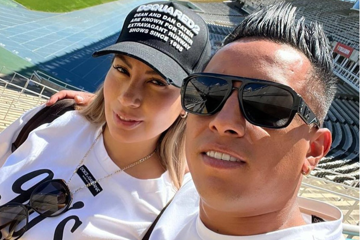 Christian Cueva y Pamela López