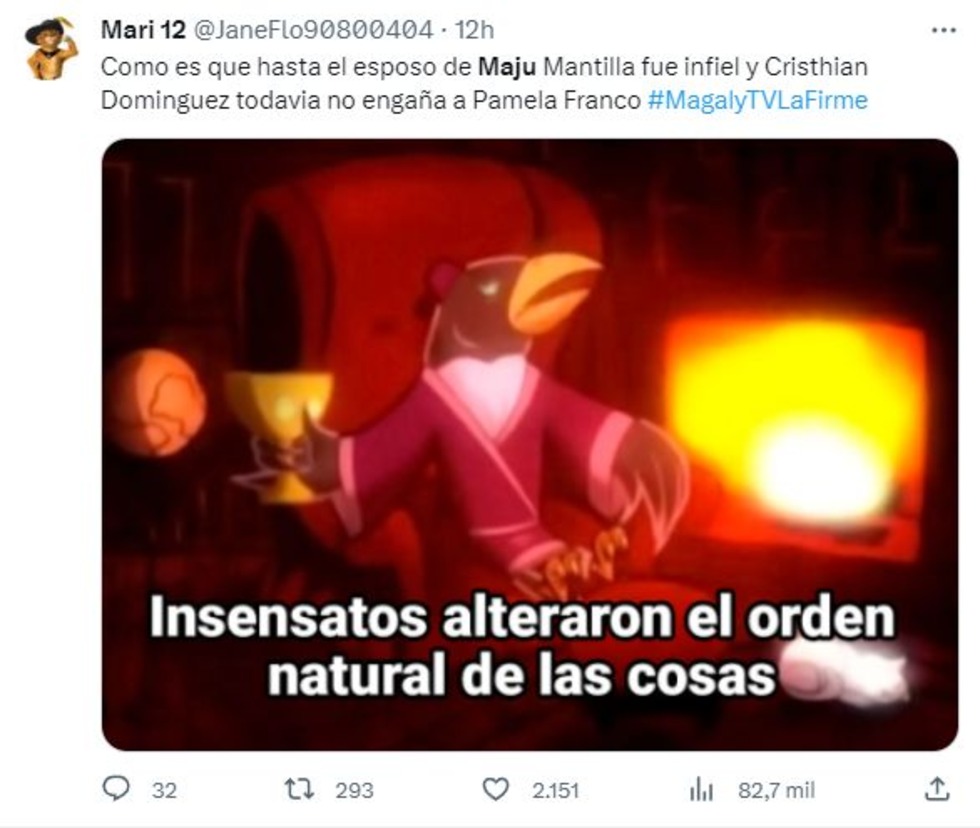 En Twitter, usuarios mostraron sus reacciones tras el ampay de Gustavo Salcedo