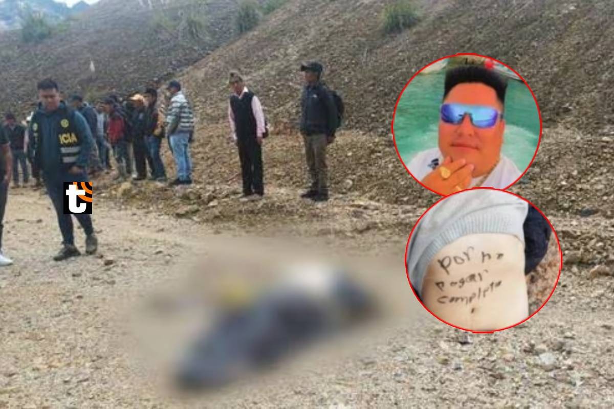 Empresario minero secuestrado en Trujillo fue hallado mutilado y con un macabro mensaje en la sierra de La Libertad.