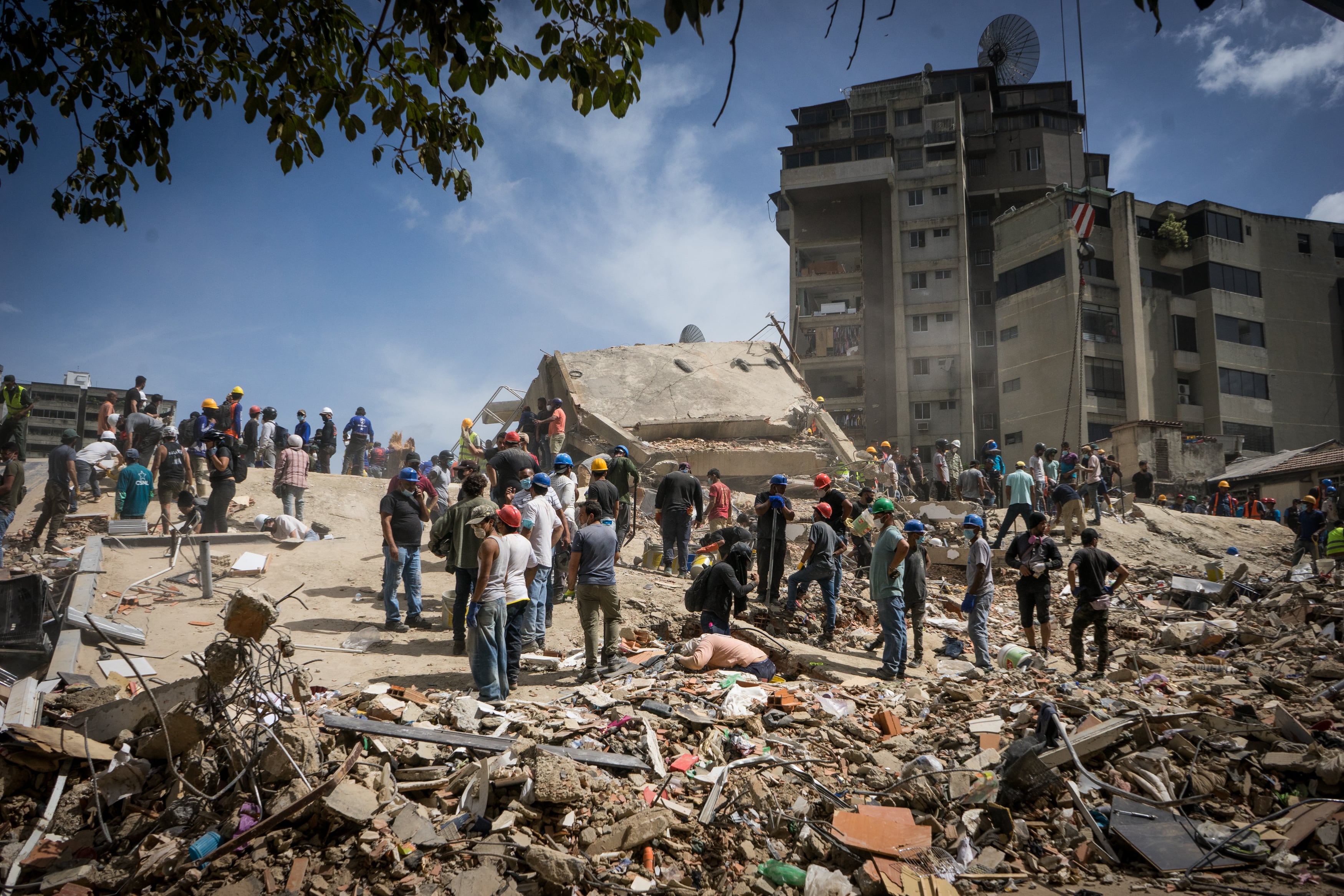 Terremoto en Venezuela. Foto: EFE/ Boris Vergara