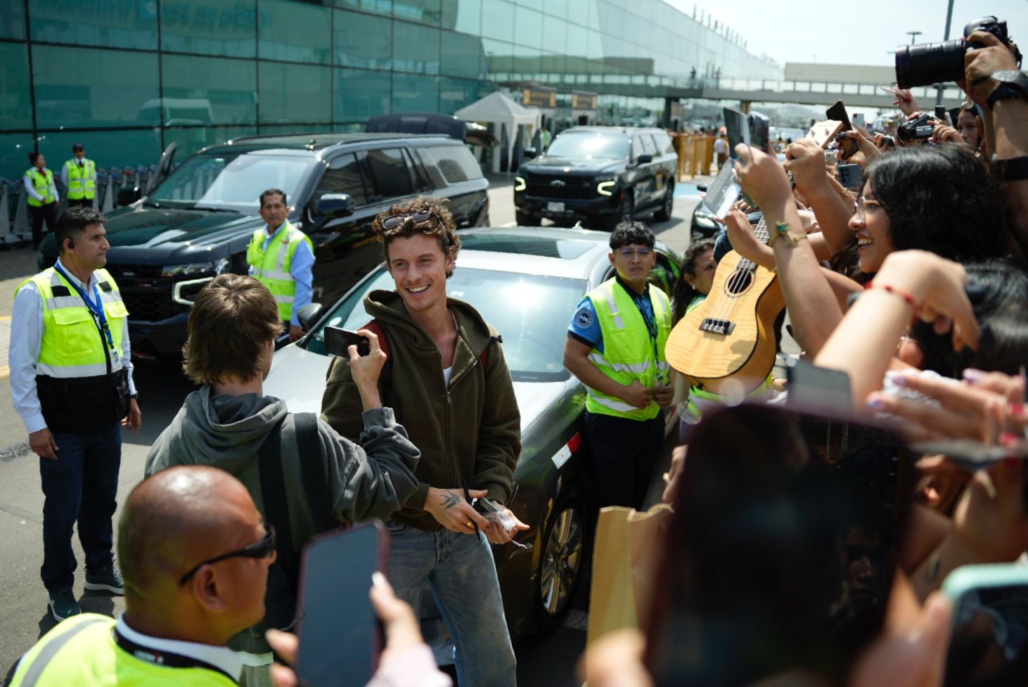 Shawn Mendes llegó a Perú
