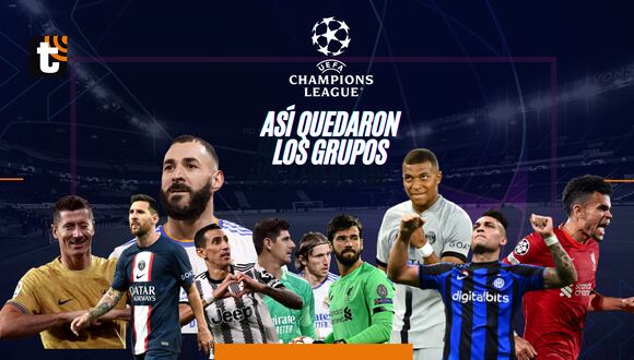 Champions League 2022 - 2023: conoce las llaves y emparejamientos