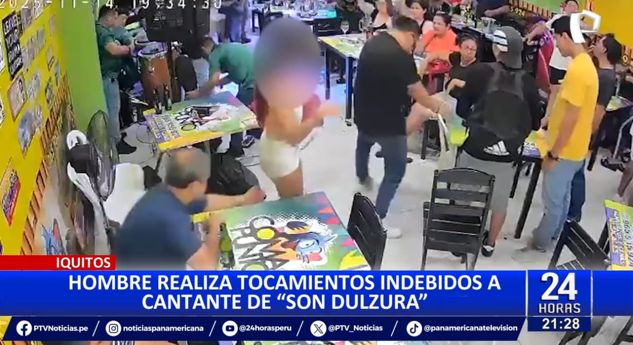 Cantante de 'Son Dulzura' es víctima de tocamientos indebidos por hombre en restaurante en Iquitos.