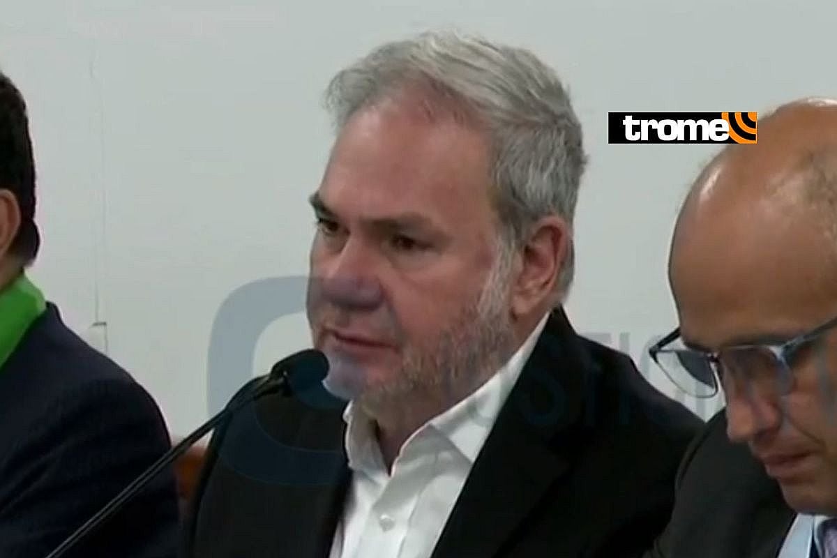 Mauricio Fernandini durante la audiencia judicial en la que se pide 36 meses de prisión preventiva en su contra.