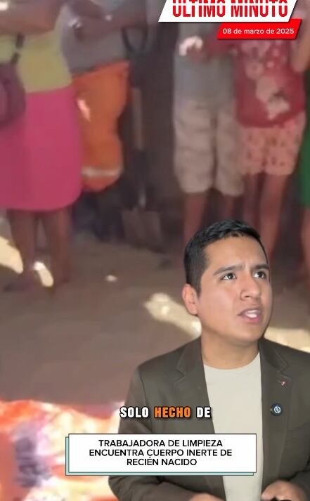 Conmoción en Bagua por bebé hallado muerto dentro de bolsa.