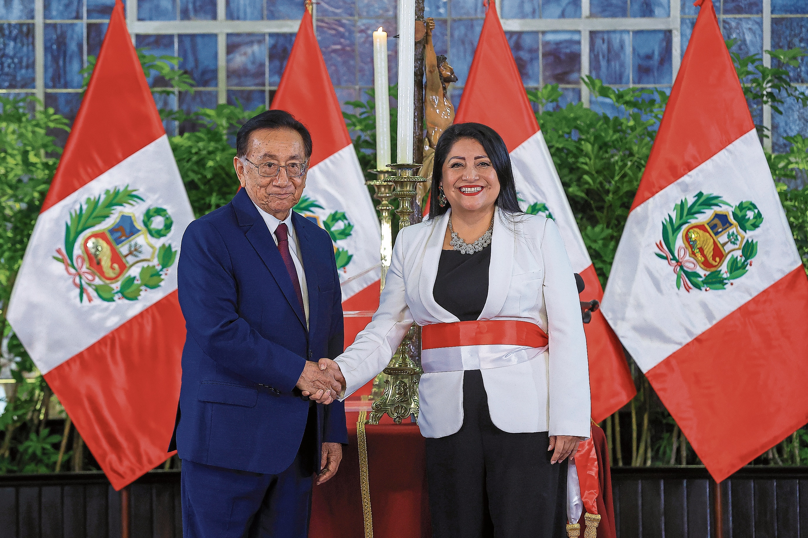 Denisse Miralles juramento como nueva presidenta del Consejo de Ministros. (Presidencia)