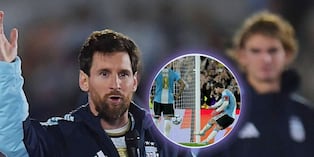 Lionel Messi se despide anotando su ultimo gol con la casaquilla albiceleste (Foto: Getty Images)