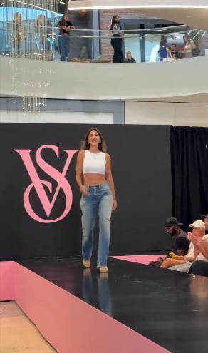 Luciana Fuster impacta con su presentación en el casting para Victoria’s Secret.