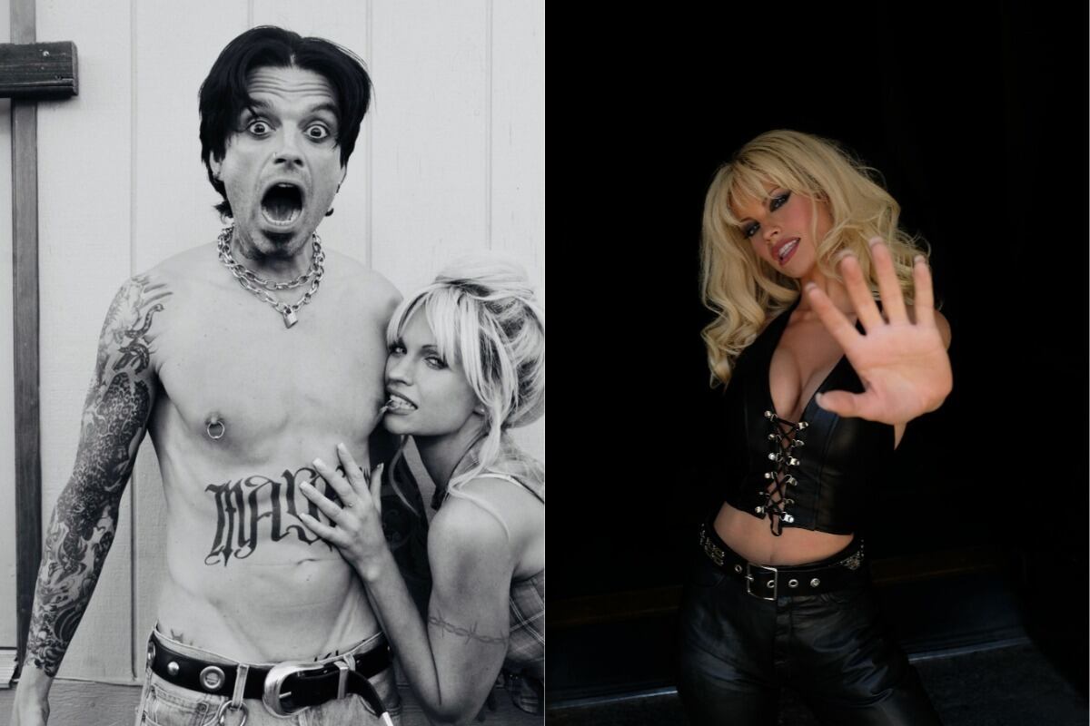 Estamos viendo por primera vez a Lily James y Sebastian Stan como Pamela Anderson y Tommy Lee. (Foto: Hulu)