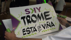 Viña del Mar 2024: las pancartas con mensajes más especiales del festival de música