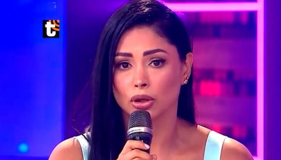 Pamela Franco se pronuncia tras el ampay de Christian Domínguez.