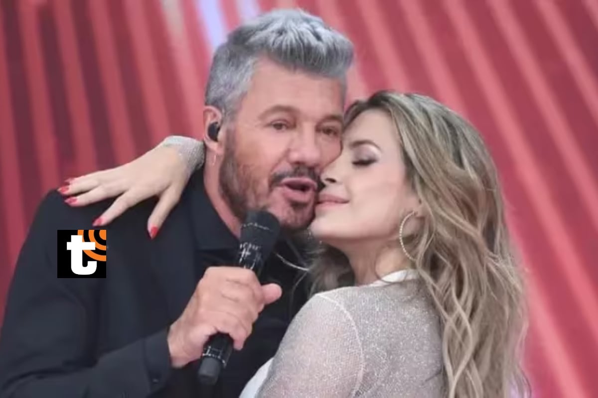 Marcelo Tinelli y Milett Figueroa