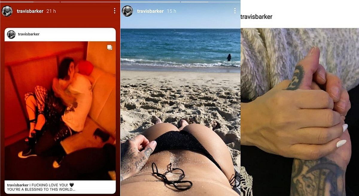 Travis Barker mostró parte de su intimidad junto a Kourtney Kardashian con exclusivas imágenes de su relación. (Foto: @travisbarker / Instagram)