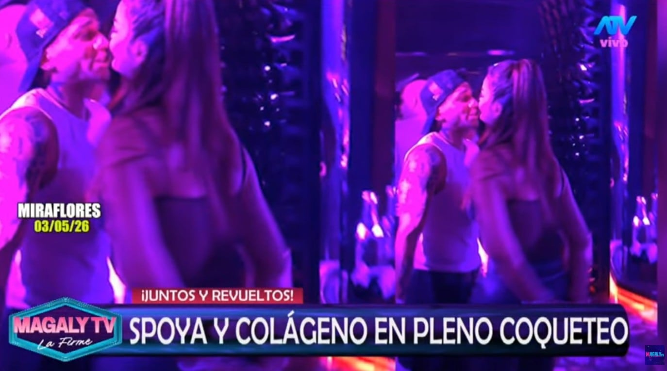 Laura Spoya es vista en coqueteos en discoteca.