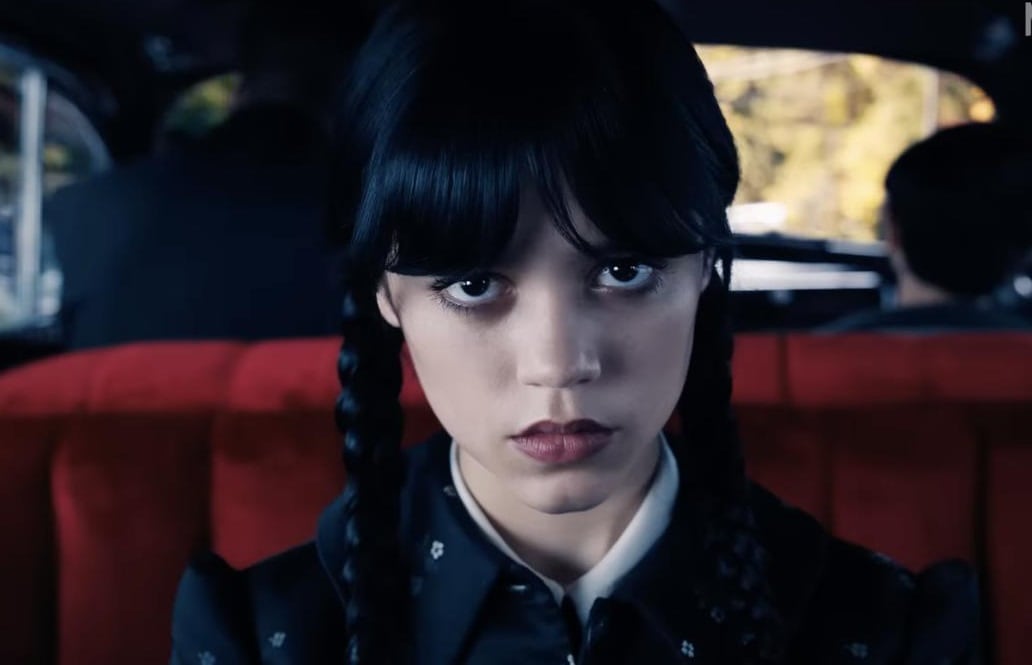 Jenna Ortega como Merlina Addams en "Wednesday" (Foto: Netflix)