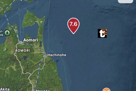 ¡Terremoto en Japón! Potente sismo de 7.6 genera alerta de tsunami, según USGS