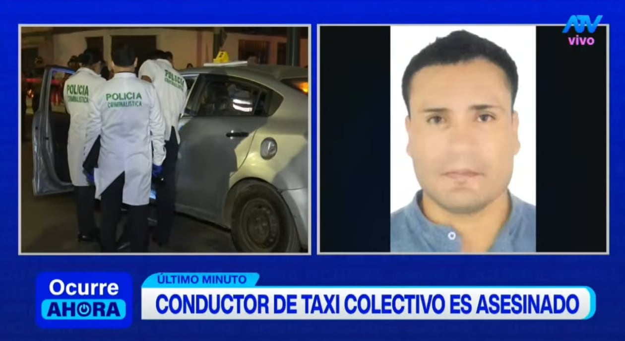 Un taxista de 40 años fue asesinado por un sicario en el Callao la noche de este jueves 16 de julio.