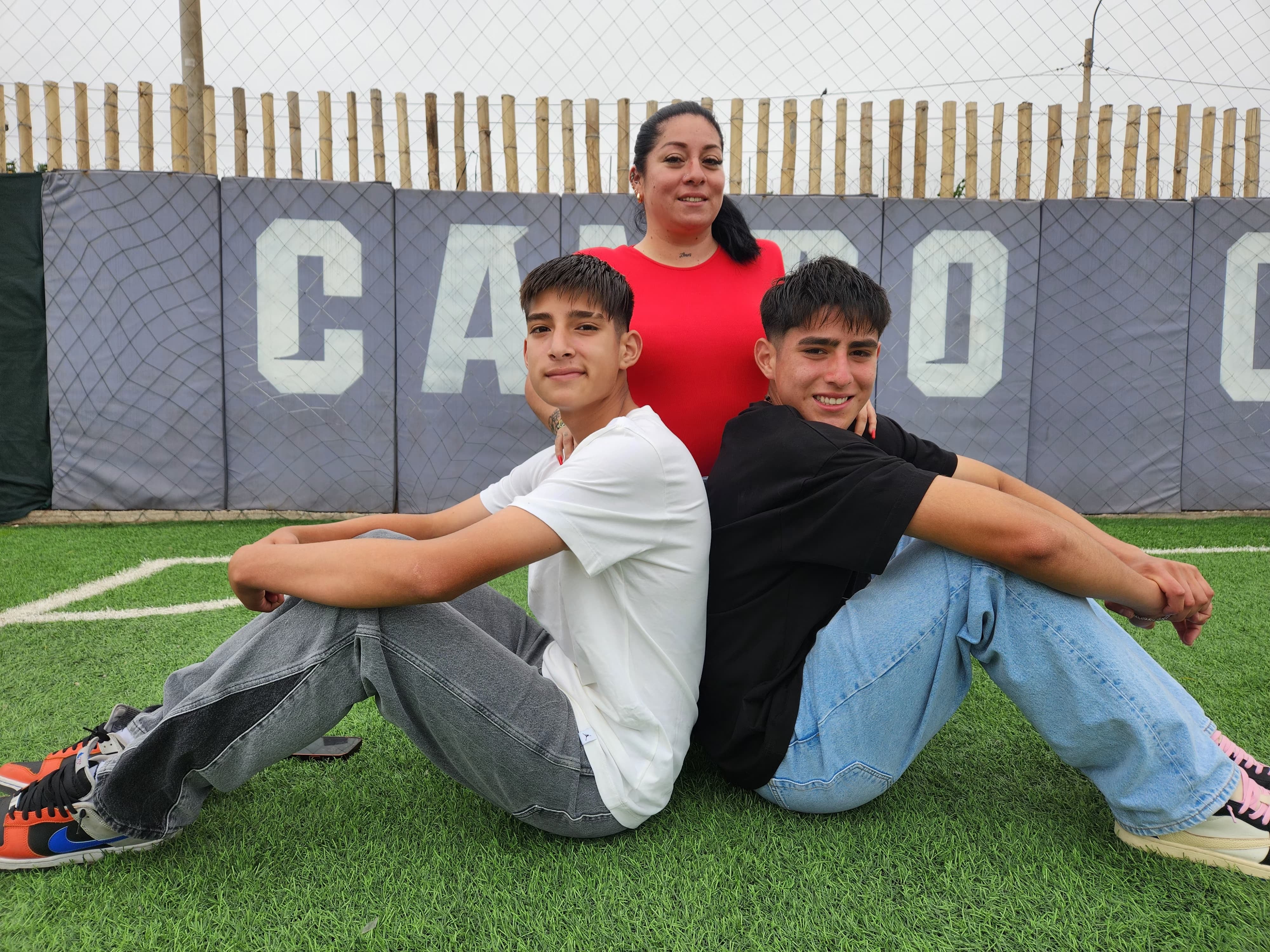 Hijos del León Zambrano y su mamá